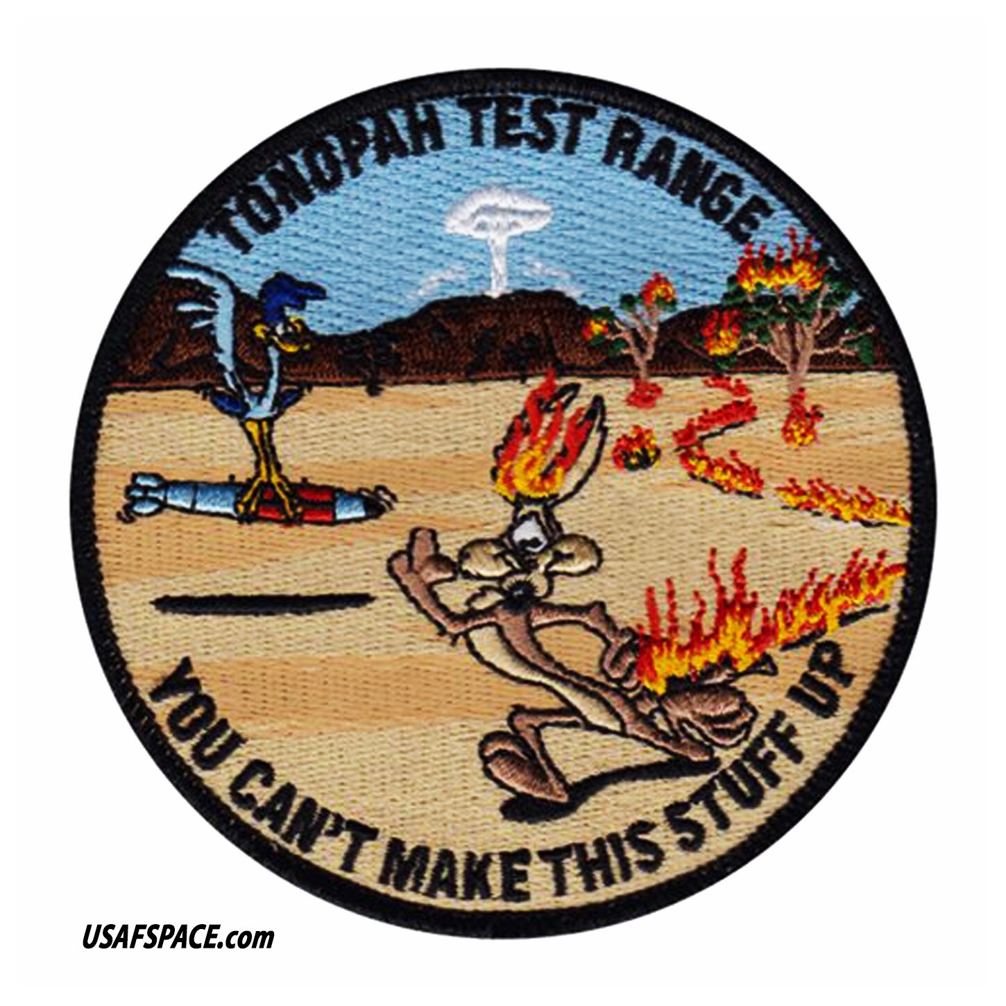 USAF TONOPAH TEST RANGE TTR -YOU CAN'T MAKE THIS STUFF UP-2023- B61-12 VEL PATCH