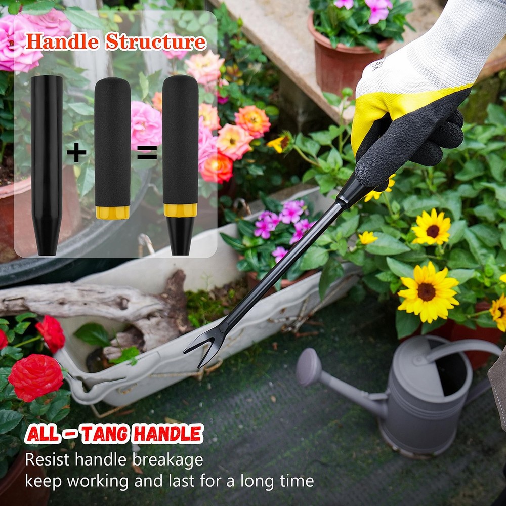 Weeding Tool - Heavy Duty Stainless Steel Weed Remover Tool for Precise Root ...