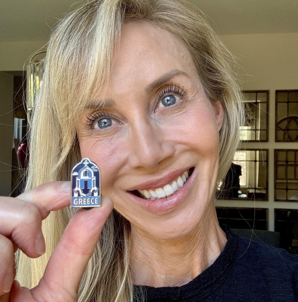 Greece Enamel Pin