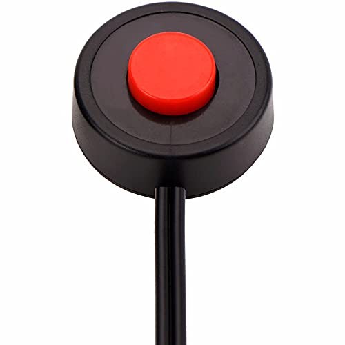 Mini Speaker Horn Momentary Push Button Switch with Quick Connector red button