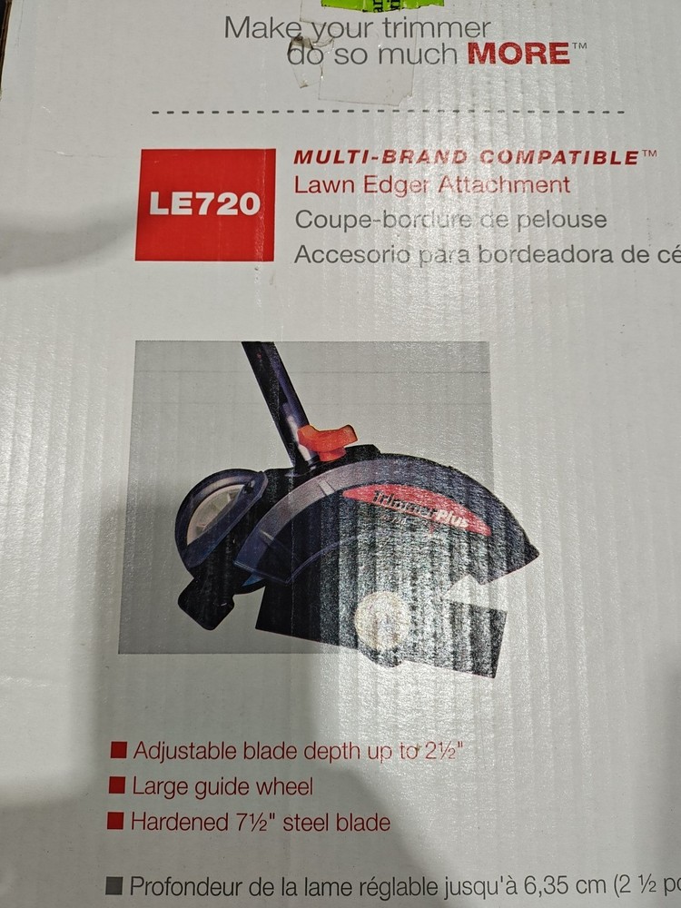 Trimmer Plus LE720-Lawn Edger Attachment-Multi Brand Compatible