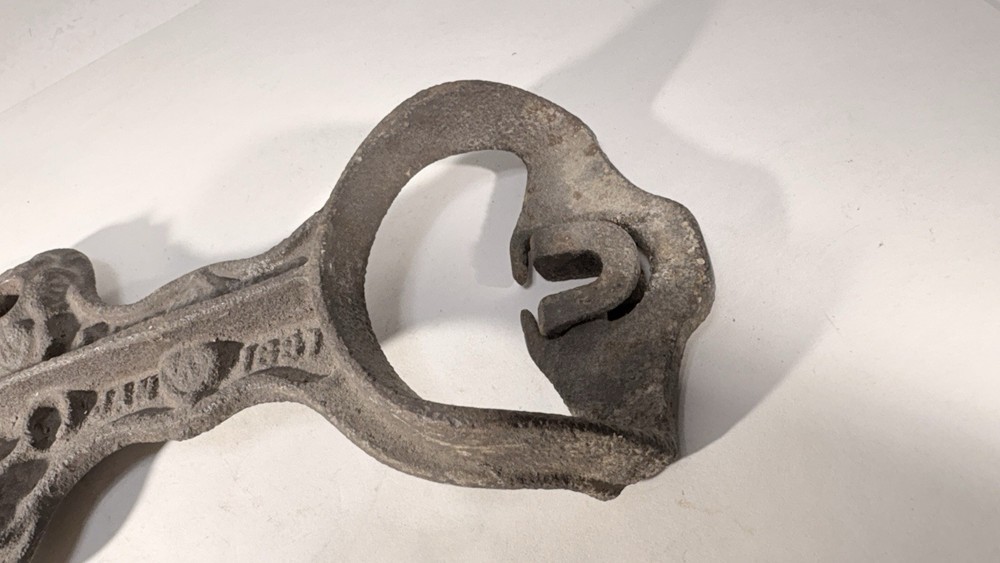 Antique Cast-Iron Blacksmith Hardware 1885 U