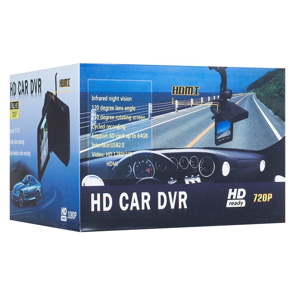 Stalwart (72-24CBB) Car Security Camera DVR with 4GB SD Card-HDMI