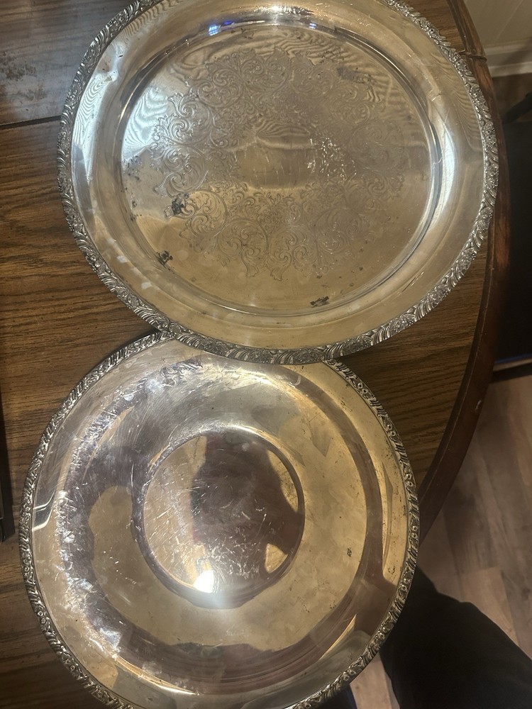Silver Platted Plates