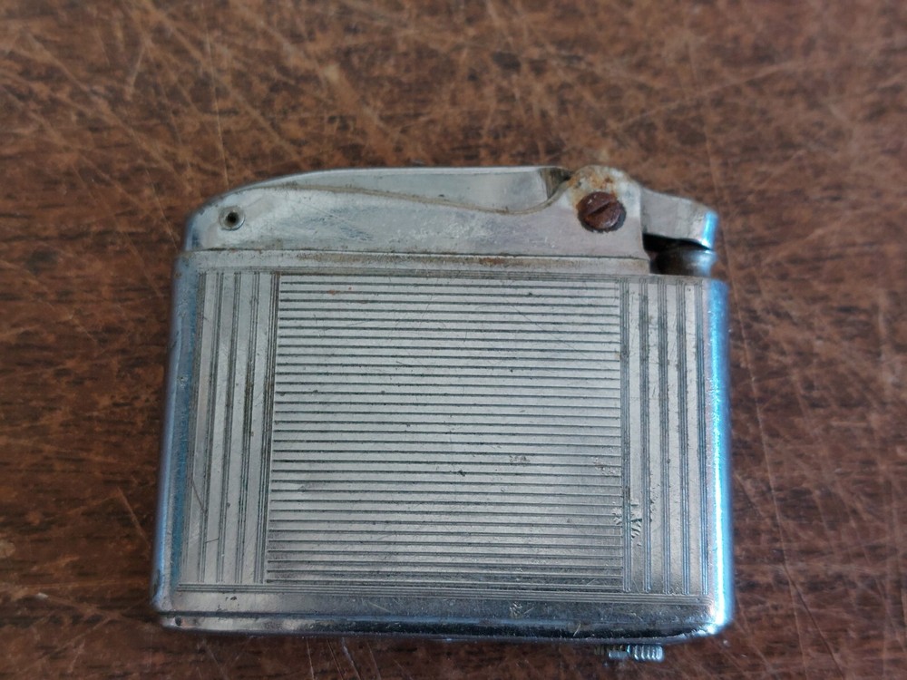 Vintage RONSON "Adonis" Pocket Cigarette Lighter Fair Shape