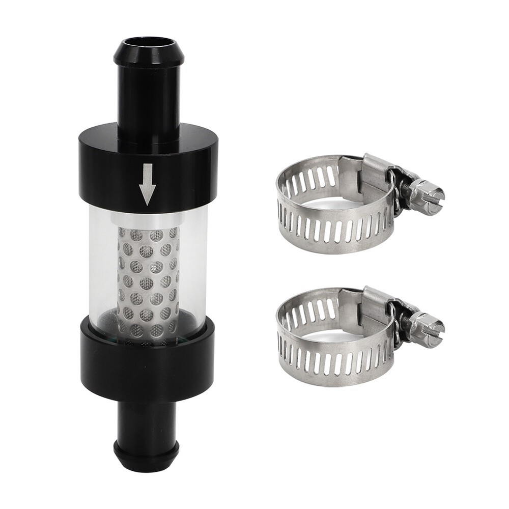 5/8" Inline Heater Core Coolant Filter & Inspection System Kit Protector ATV UTV