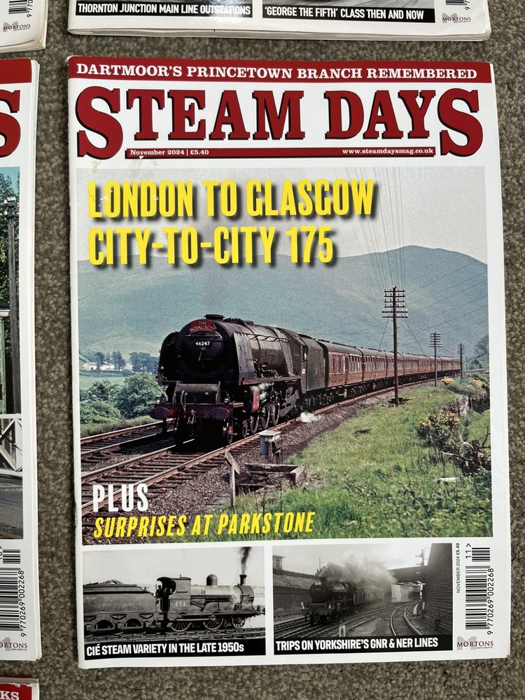 Steam Days Magazine, 2024, 7x Misc Issues,