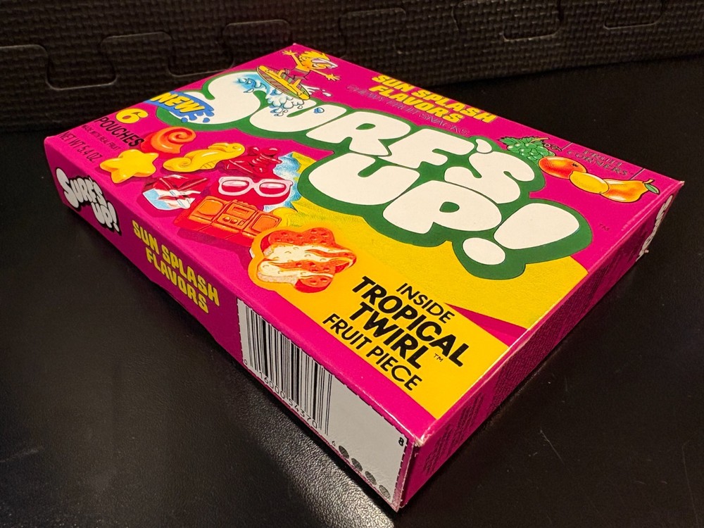 Surfs Up fruit snacks - Empty custom design display box