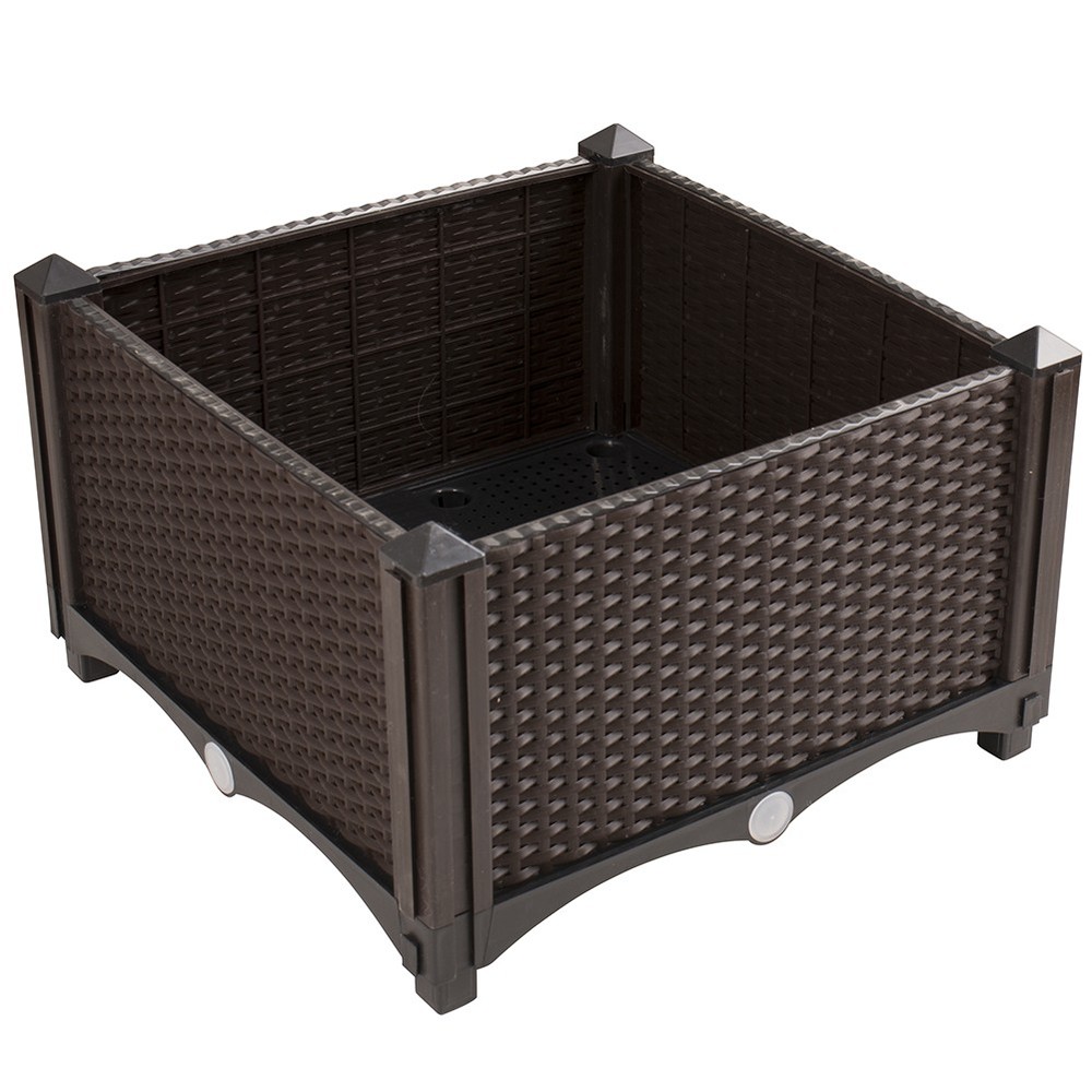 NEW! Modern Home Raised Planter Kit - Stackable Modular Flower/Garden Bed Kit