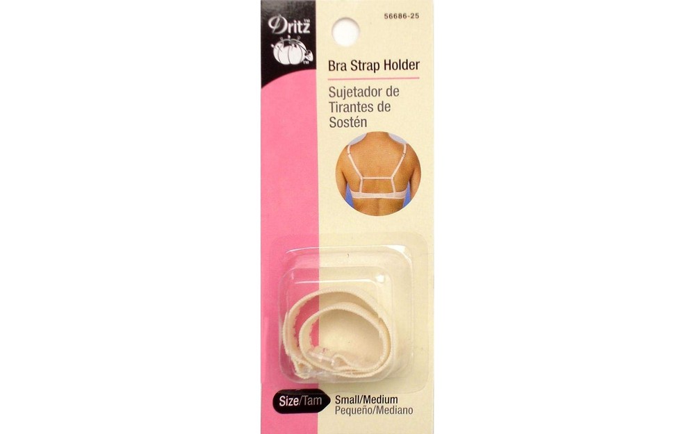 Dritz Bra Strap Holder, Size Small/Medium, Beige