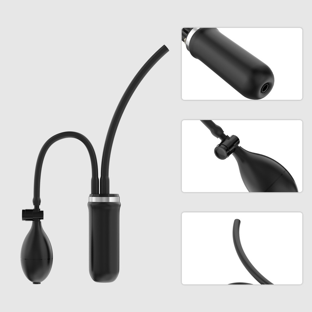 Universal Easy Intake Exhaust Adapter Inflatable Bladder EVAP Smoke Machine Test