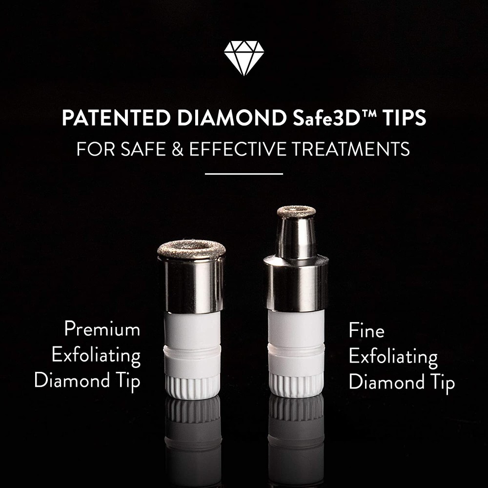 Microderm GLO Diamond Microdermabrasion Machine Suction Tool Exfoliator NEW