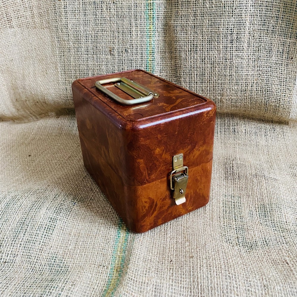 Soviet Bakelite box. Russian Shells/cartridges storage container. Ammo box USSR.