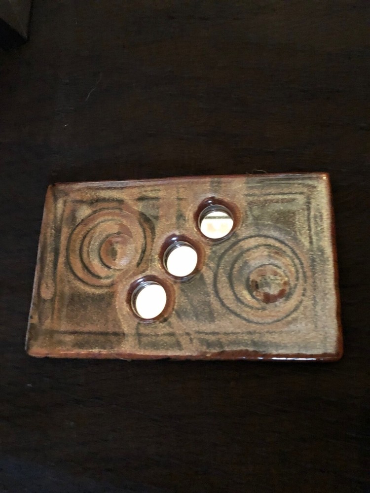 Mirror. Brown Ceramic Circa 2012.