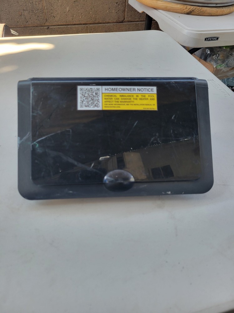 USED RAYPAK Control Bezel Housing w/ Decal and Switch for 601944 1134-700 Board