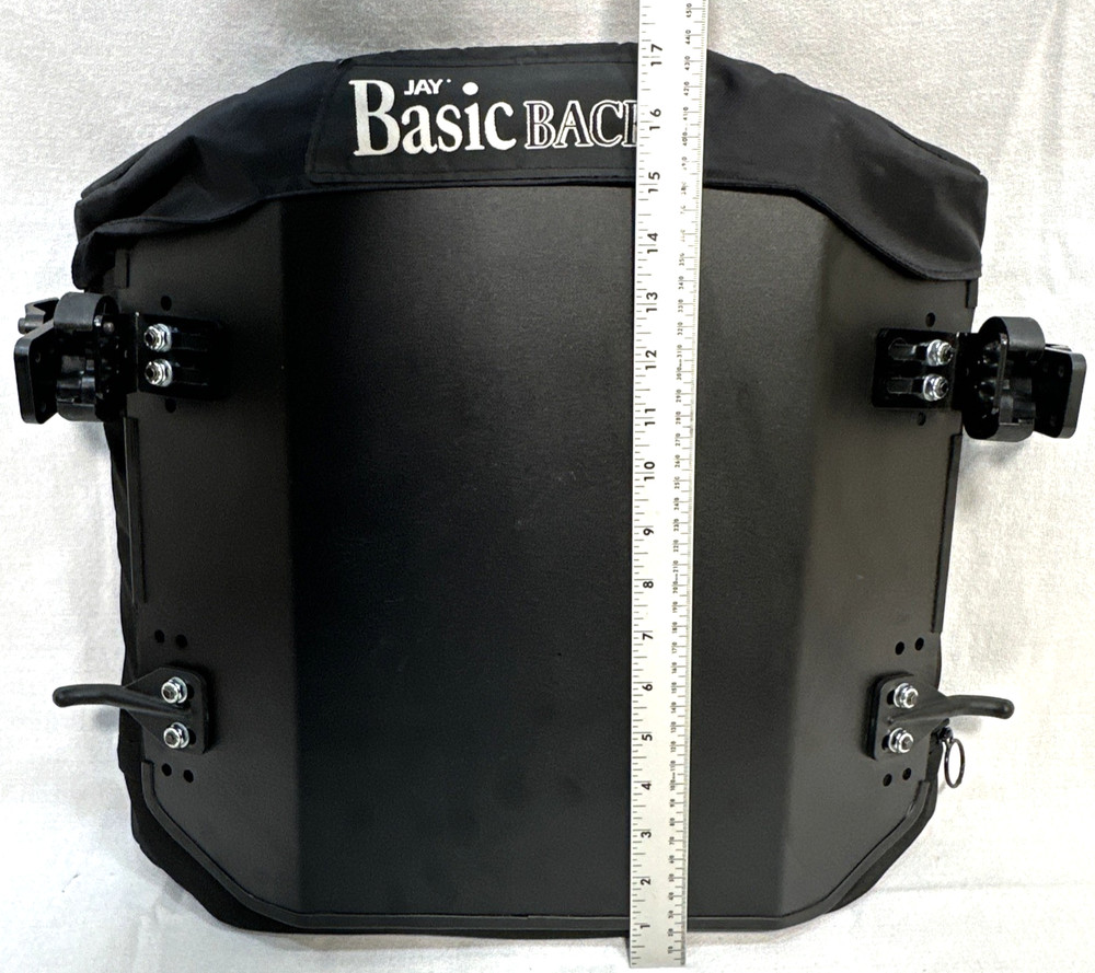 Jay Basic Postural Back Rest + Cushion & Mounting Hardware 17" W X 16" H 3306FC