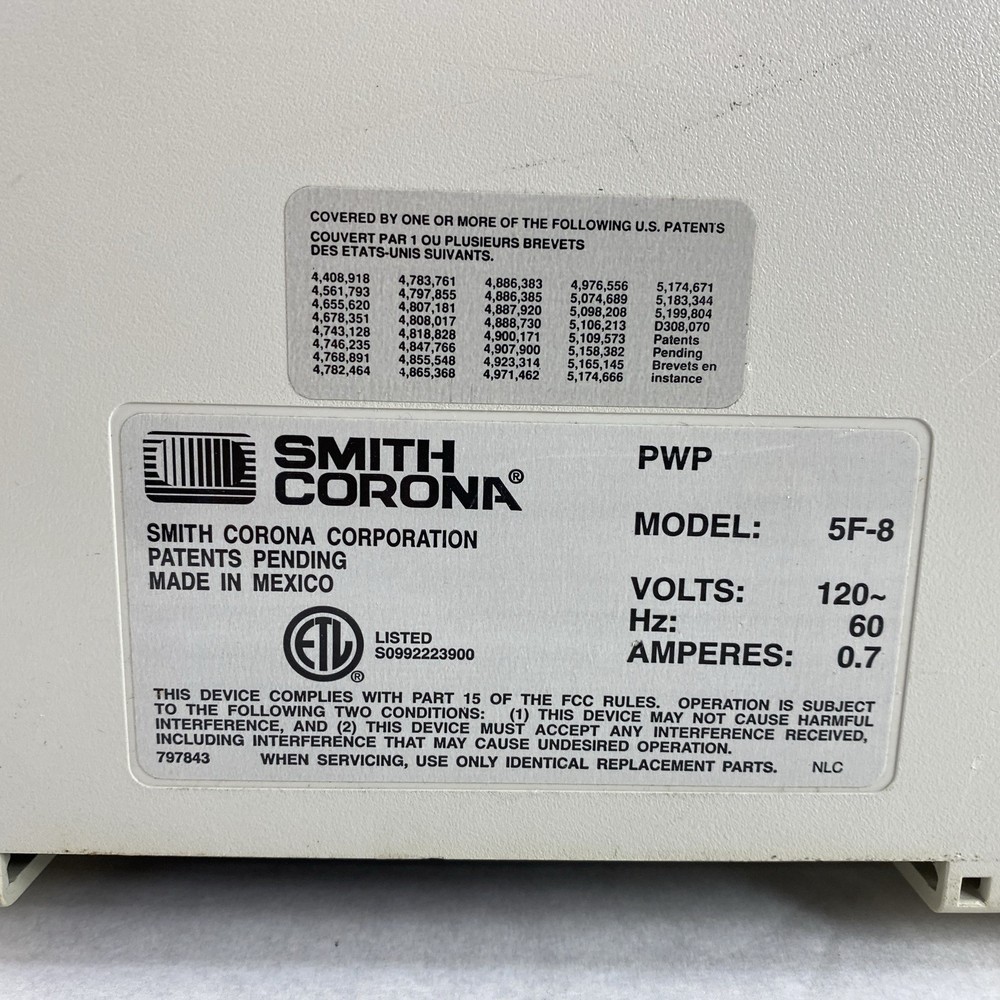 Smith Corona PWP 4400 Plus Personal Word Processor Tested