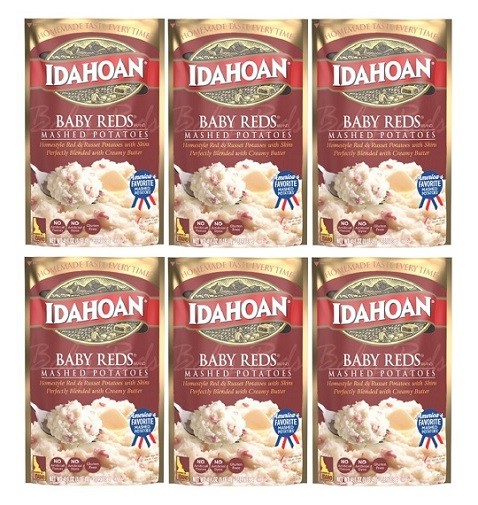 Idahoan Baby Reds Mashed Potatoes 6 Pack