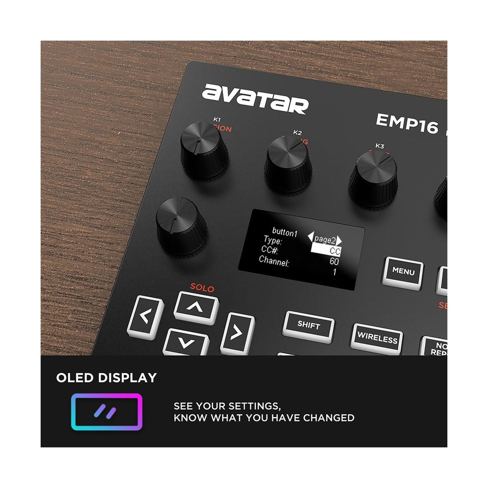 EMP16 Bluetooth MIDI Beat Pad + EMK-25 USB MIDI Keyboard Contoller Bundle