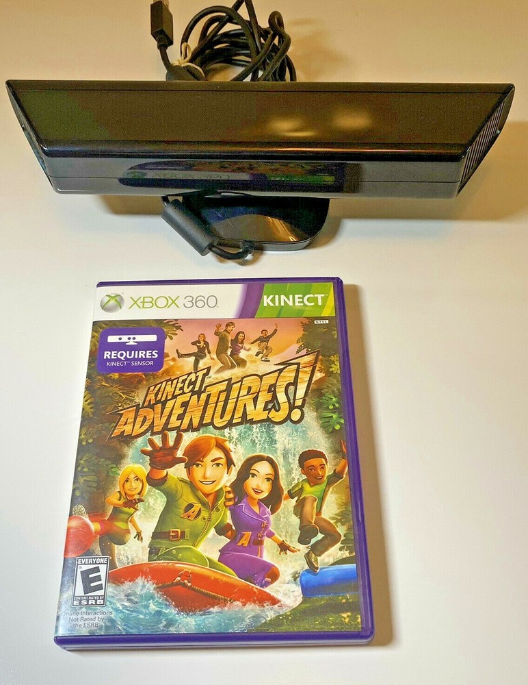 Microsoft XBOX 360 Kinect Motion Sensor 1 Game Kinect Adventures