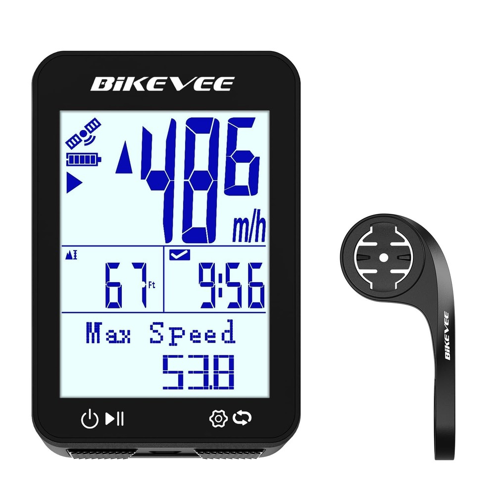 GPS Speedometer & Odometer - Wireless Bike Computer, Auto Start/Stop, Auto Ba...