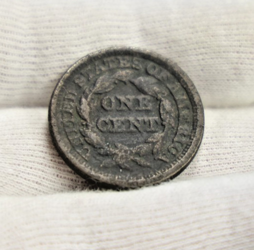 1847 US Large Cent (Heavy Corrosion)
