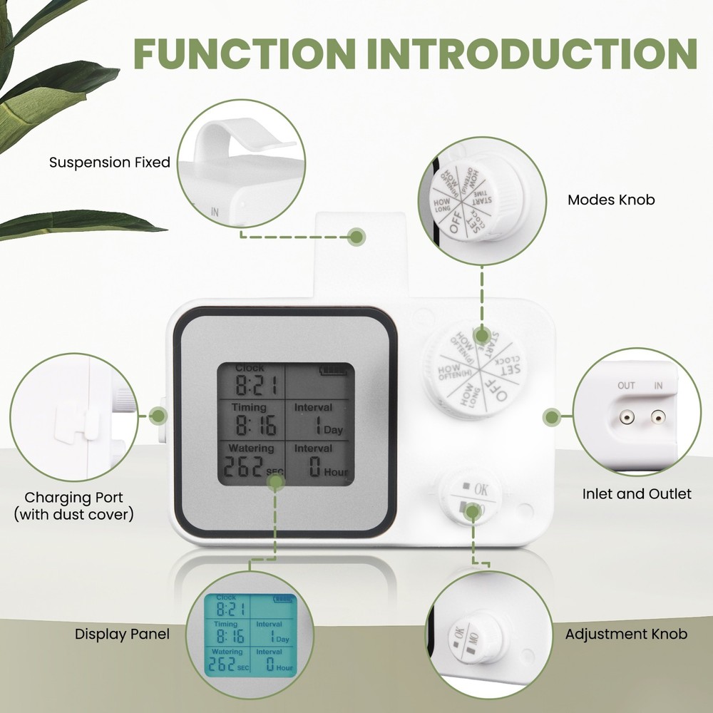 auto drip irrigation watering system dripper kits