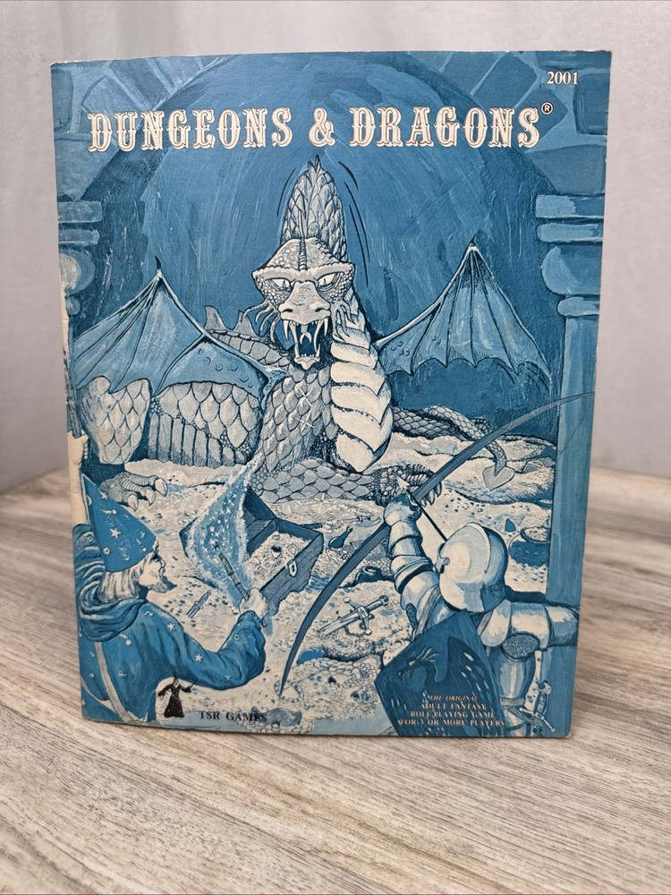 TSR Dungeons & Dragons Basic Set Rule Book 2001 2nd Edition November 1978