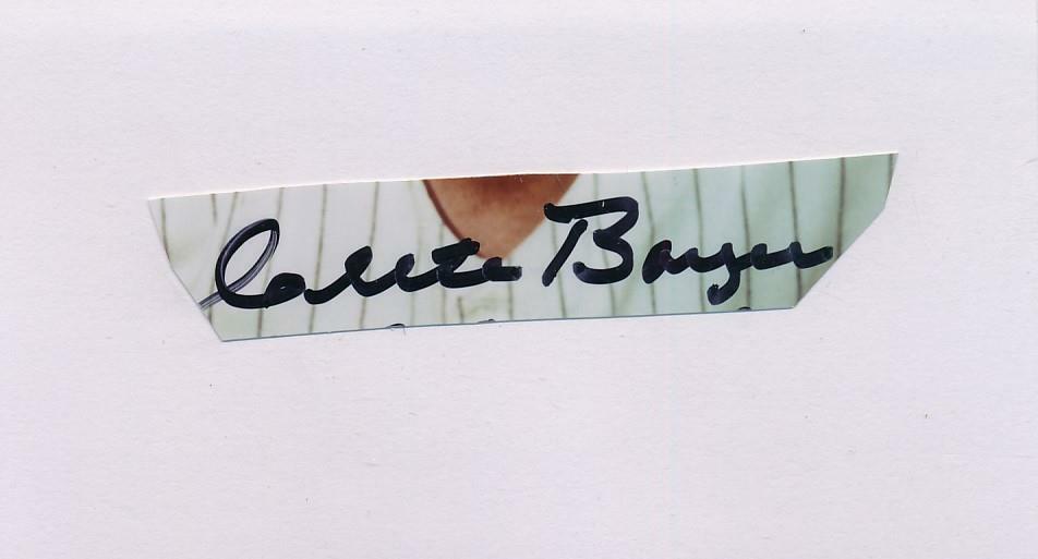 Clete Boyer- Clipped Signature