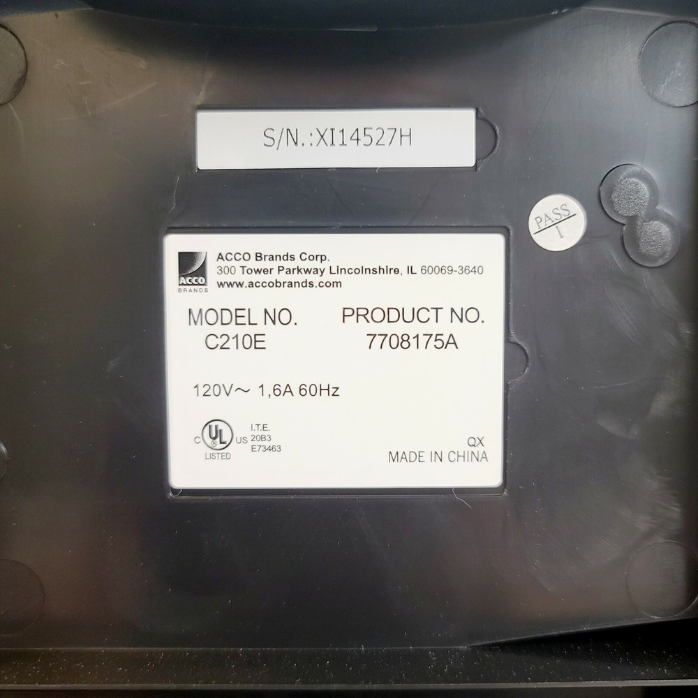 GBC CombBind C210E Guide Right Electric Binder