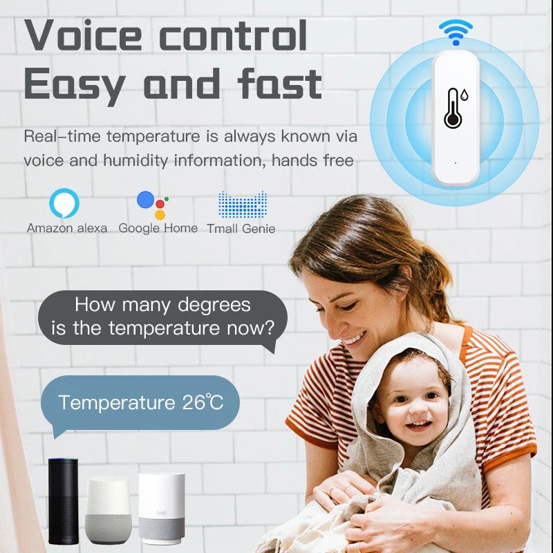 Tuya Zigbee / Wifi Thermometer Hygrometer | Temperature and Humidity Sensor