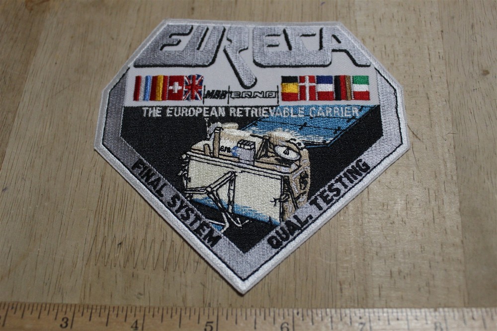 ESA EURECA FINAL SYSTEM QUAL TESTING SPACE PATCH