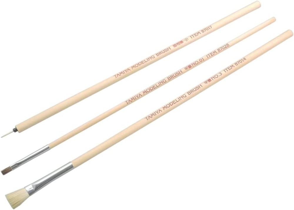 Modeling Brush Basic Set/Tamiya / 87066 Small, Brown