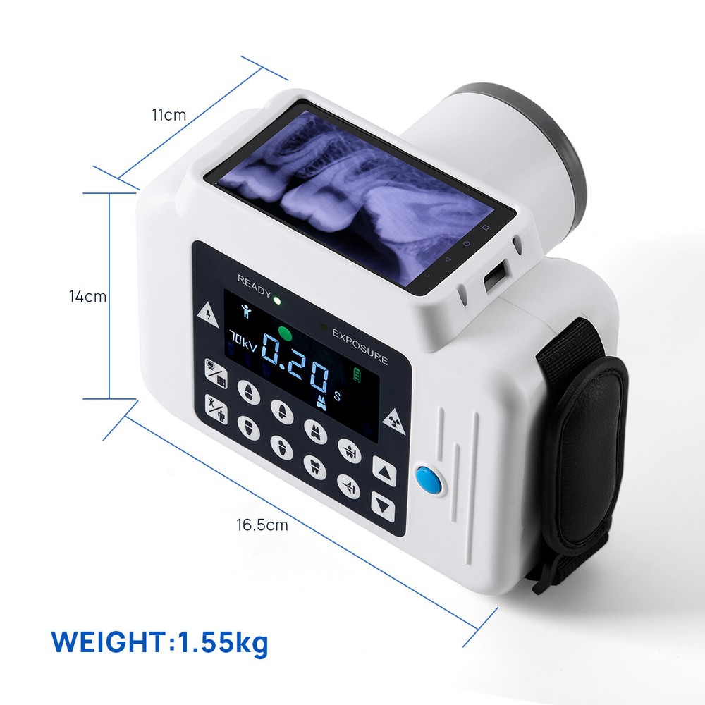 Portable Dental Rays Unit Machine Digital Image System 2in1 Screen /Sensor 2Size