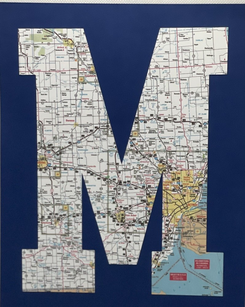 Michigan Mascot Map