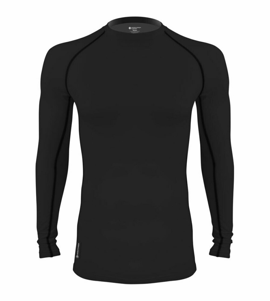 Aero Tech Long Sleeve Fleece Compression Shirt - Base Layer