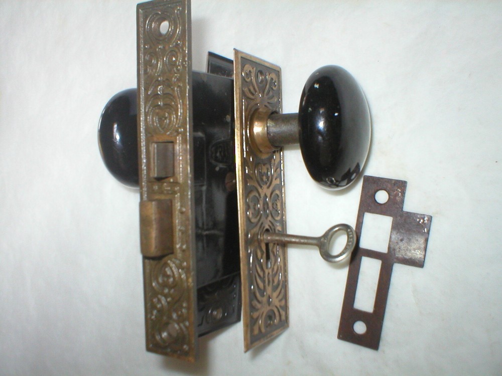 Antique Victorian Era Door Hardware