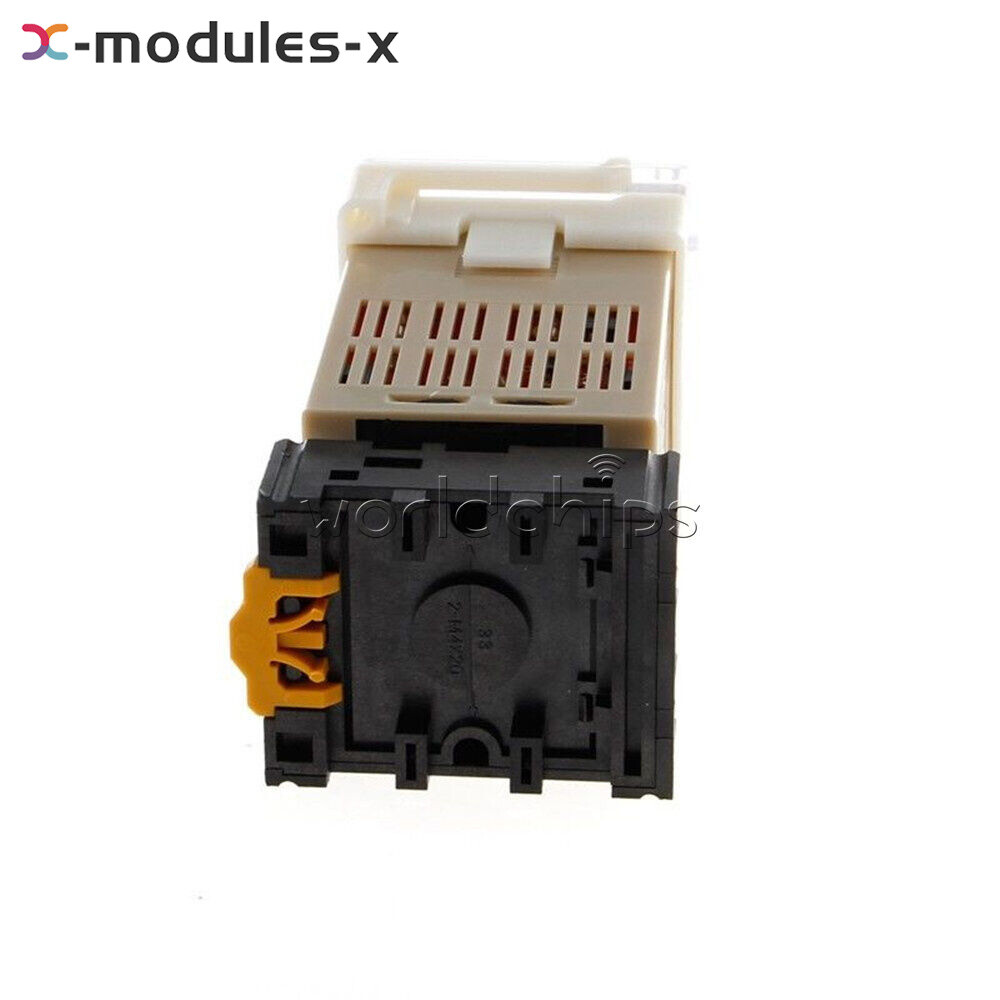 DH48S-S Digital AC 220V Precision Programmable Time Delay Relay + Socket Base