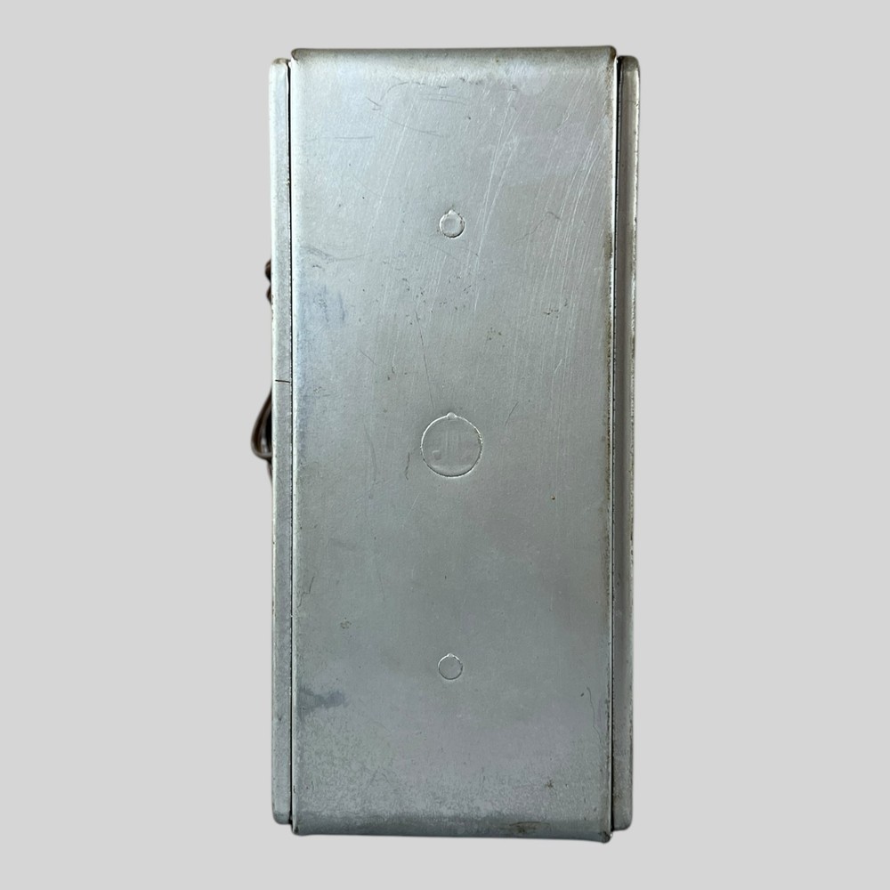 Vintage Industrial Metal EXIT Light Box, Illuminated