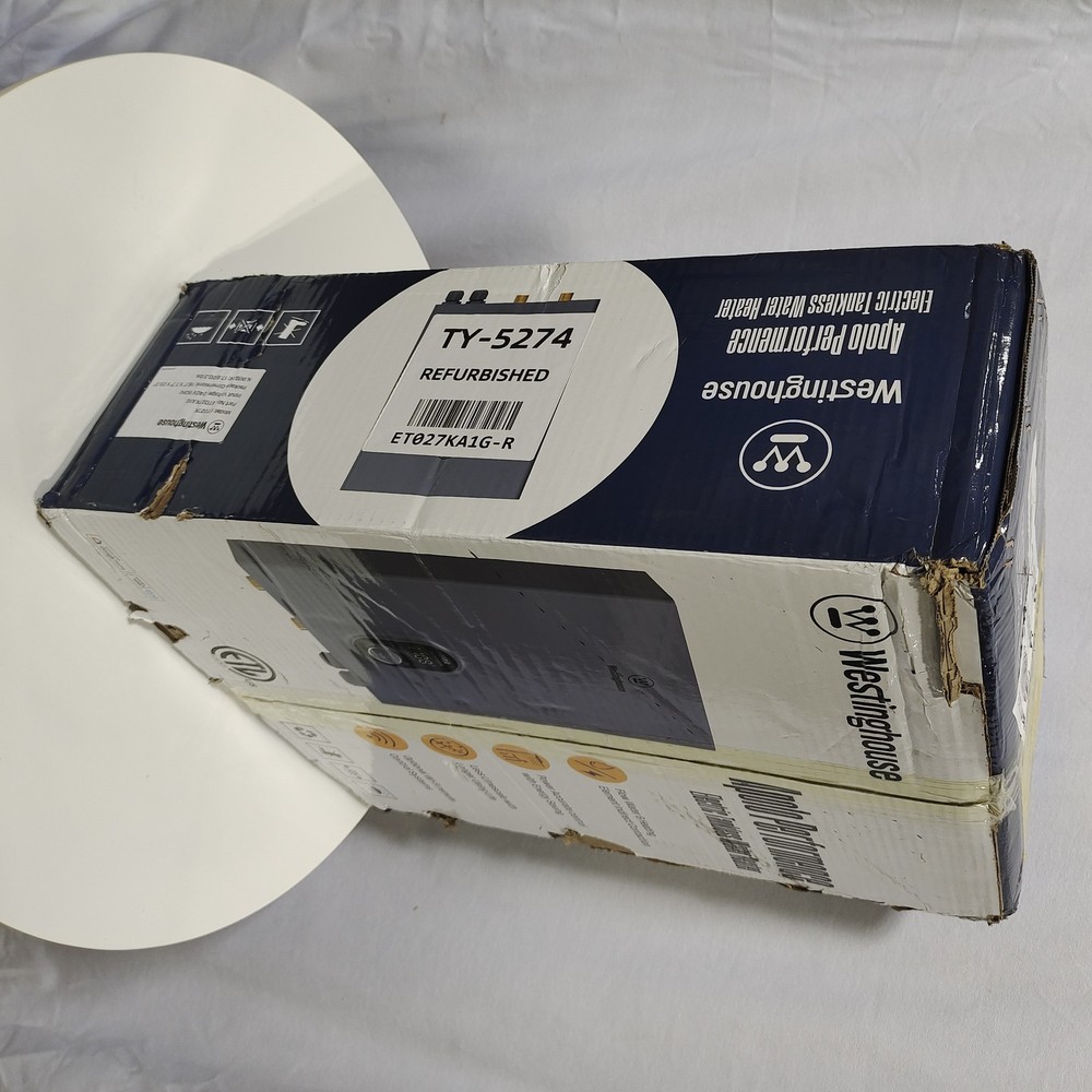 Used- 27KW Electric Tankless Water Heater Instant Hot On Demand Smart WiFi 240V