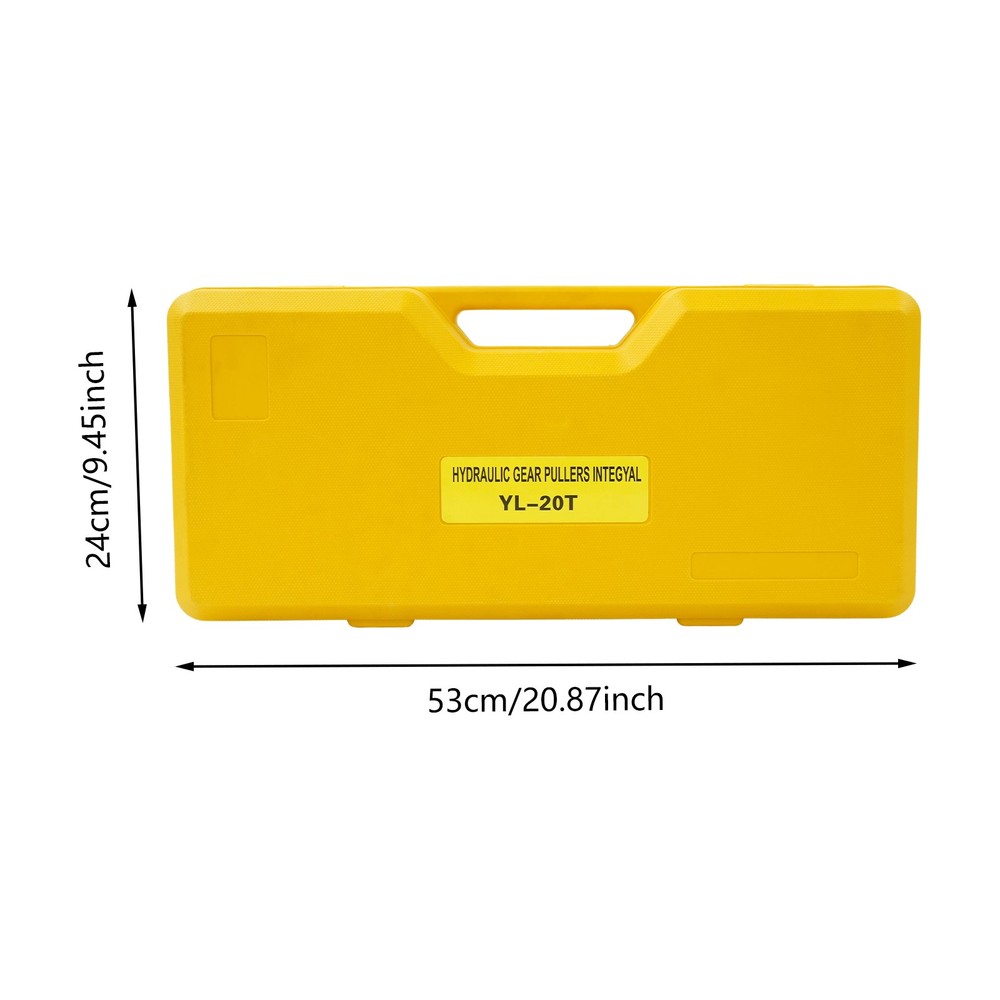 Yellow Hydraulic Bearing Puller,20T Hydraulic Puller Kit,3 Jaws Hydraulic Puller