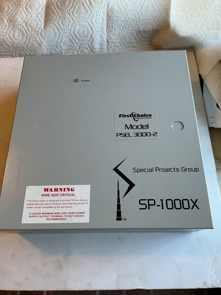 FIRST CHOICE # PSEL 3000-2 / PANIC DEVICE POWER CONTROLLER. (SP-1000X ).