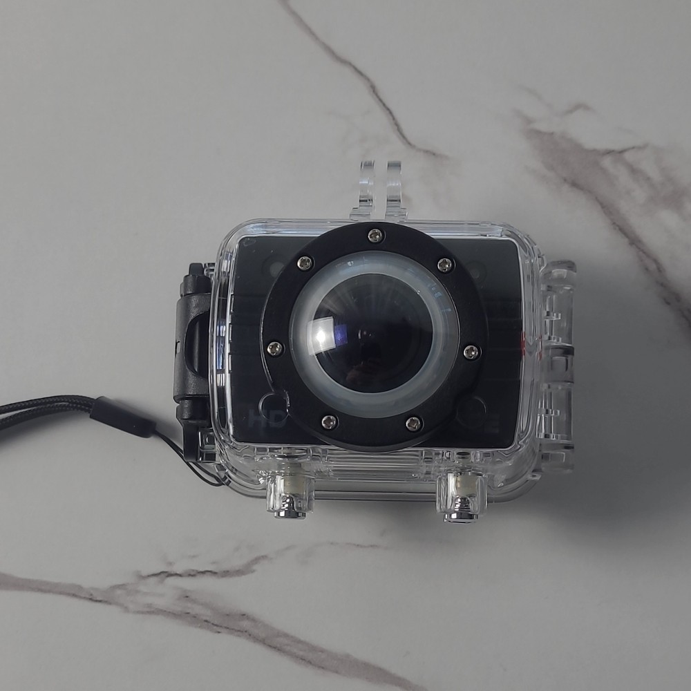 AEE Waterproof Polycarbonate Camera Case Clear Black with Remote