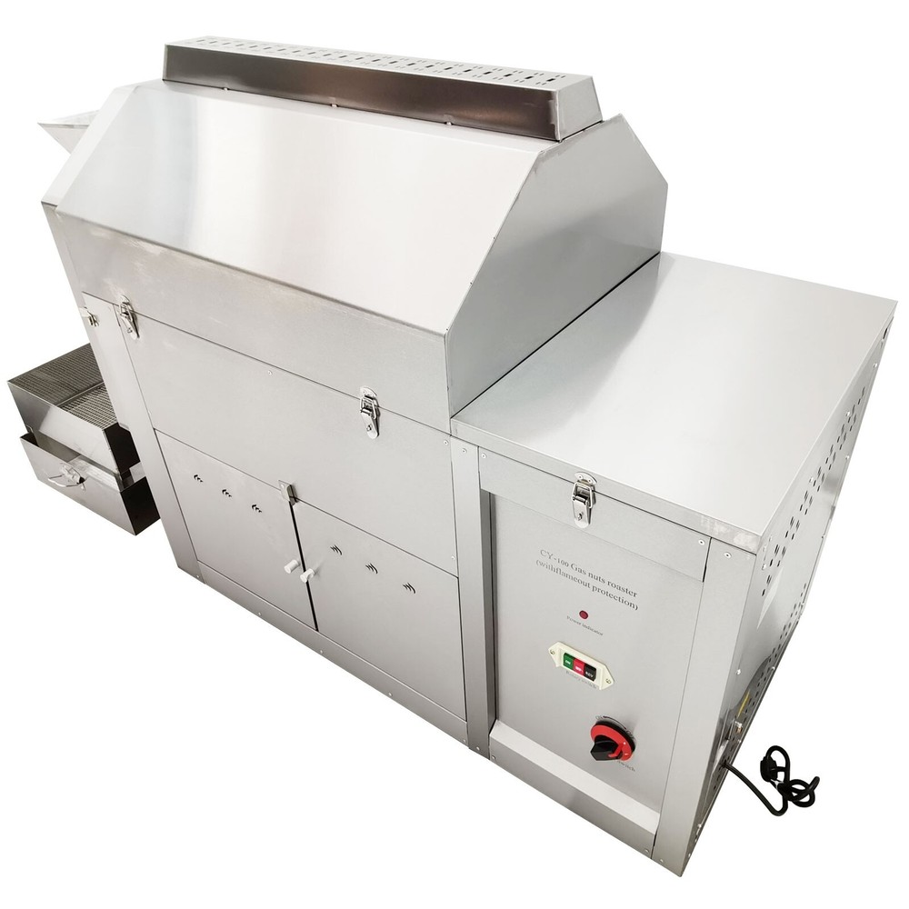 220V Automatic Coffee Bean Nut Roasting Machine Drum Roaster Machine