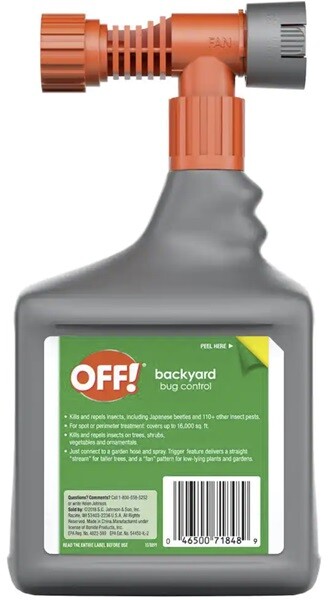 Off! 76939 32 Oz Backyard Bug / Mosquito Control Hose End Spray