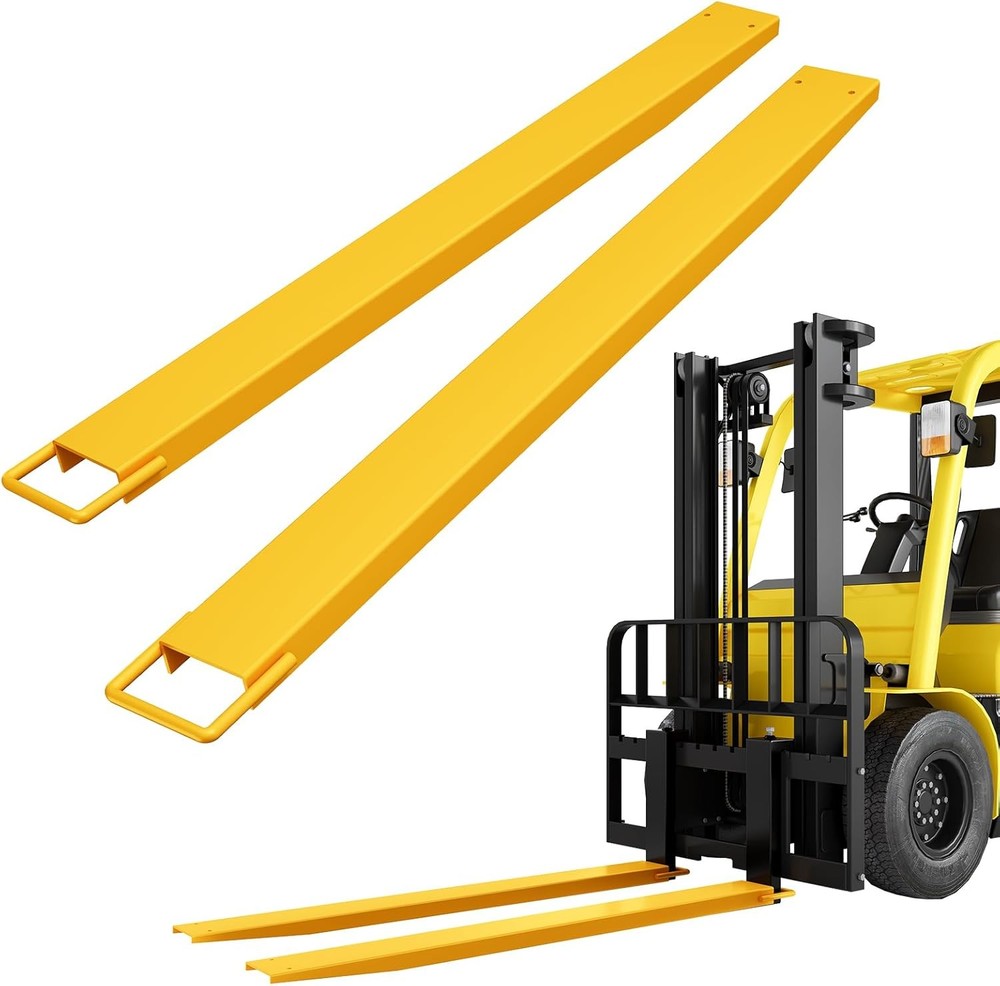 Forklift Extensions 72" Fork Extensions 4.5" Width Heavy Duty Steel Pallet Fork