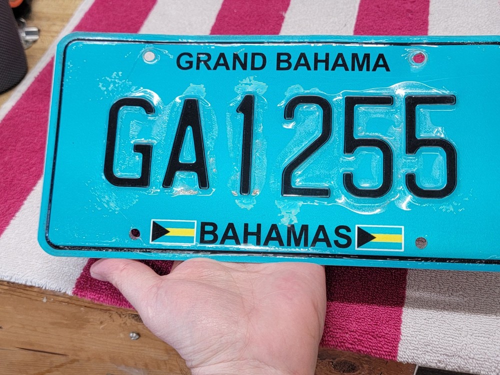 Grand Bahama License Plate