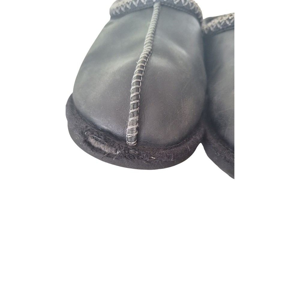 Ugg black leather slip one size 7/40