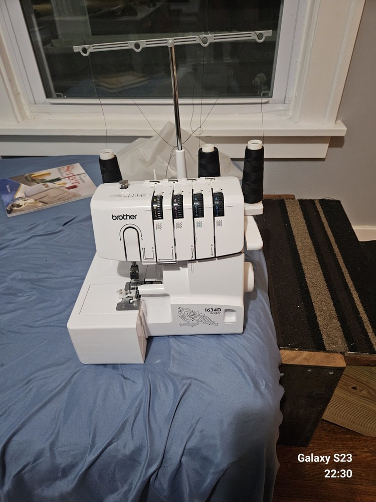 Brother 1634D 3/4 Thread Serger with Differential Feed - White