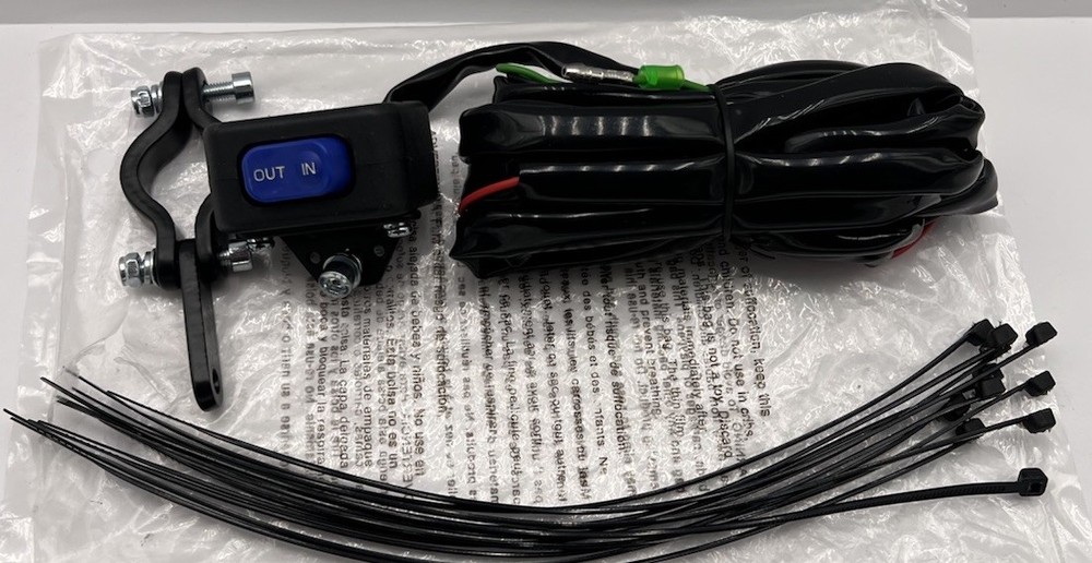 KFI WARN 3 PIN, UNIVERSAL ATV WINCH HANDLEBAR ROCKER SWITCH New